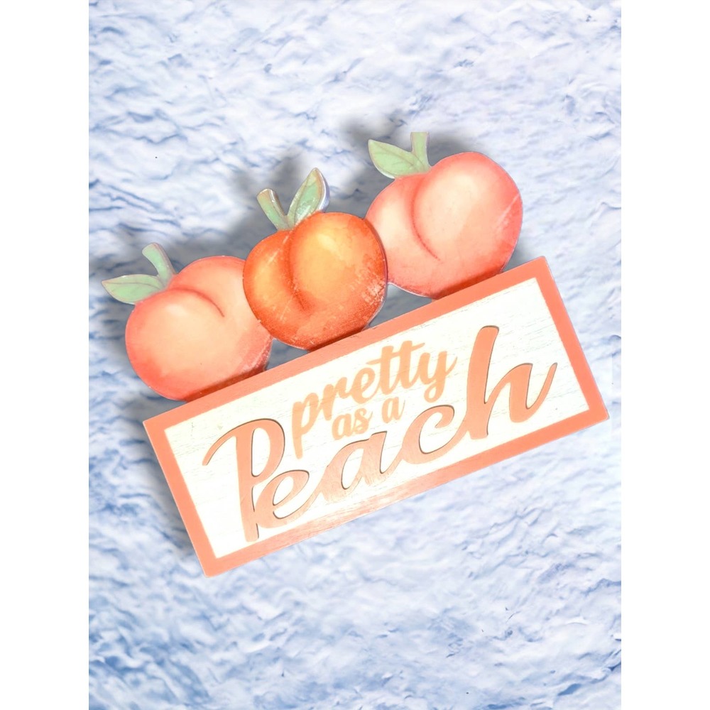 Pretty as a peach wall decor